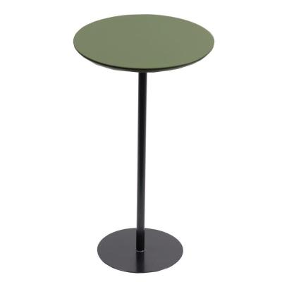 Mesa Lateral 30cm (52cm Altura) Verde Acetinado