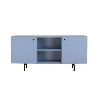 Rack Tube 2 Portas 1 Nicho 1320x620x420 Azul Sereno - Mdf Arauco