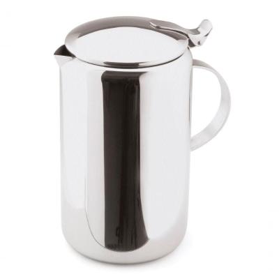 Bule Aço Inox Com Alça Tampa Grande 1,2 Litros Leite Café Fervedor Leiteira Chá água Jarra Serviço