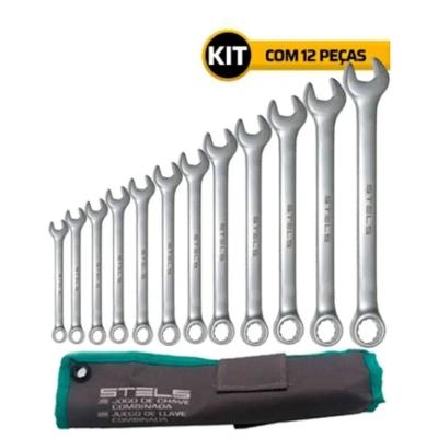 Kit De Ferramenta Jogo De Chave Combinada 6 A 22mm C/12 Pçs