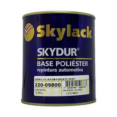 Verniz Pu Bicomponente 9800 + Catalisador 098 - Skylack Sem Variação único