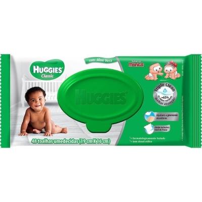 Toalhas Umedecidas Huggies Classic 48 Unidades