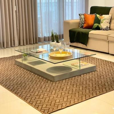 Tapete Carpete Sala Quarto Elegante Trama 2,00 X 3,00 Marrom