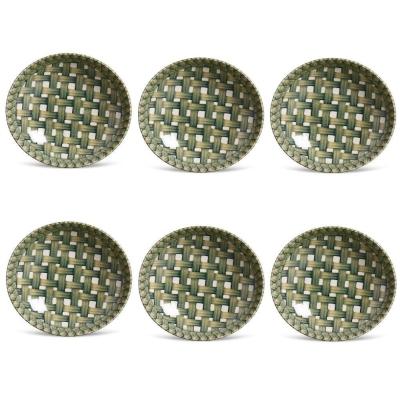 Conjunto De Pratos Fundos 06 Peças Coup Foliage Porto Brasil