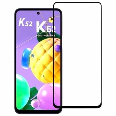 Película 3D Borda Preta + Case Transparente Para Lg K62