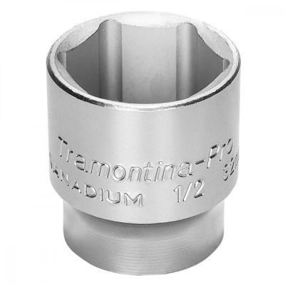 Soquete Sextavado Em Aço 10 Mm Encaixe 1/2" Tramontina Pro