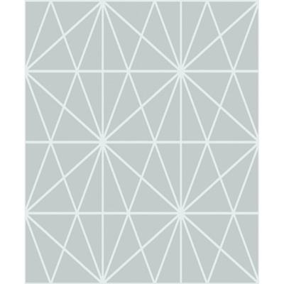 Papel De Parede Cu87435 Cinza Geométrico 053x10m