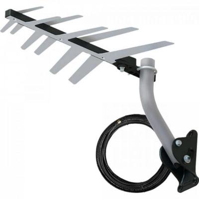 Antena Externa Tv 2 Em 1 Uhf/Hd Com Cabo Exclusivo Full Hd D