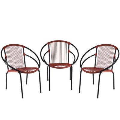 Conjunto Cadeiras Eclipse Artesanal Vermelho