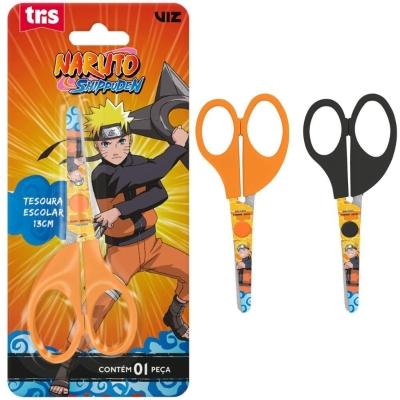Tesoura Escolar Lâmina Decorada - Naruto - 13cm - Tris