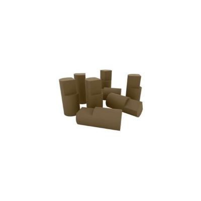 Fechamento de Cozinha Modulado Kit 8Un Pés Madeira P/ Balcão Rústico - Henn
