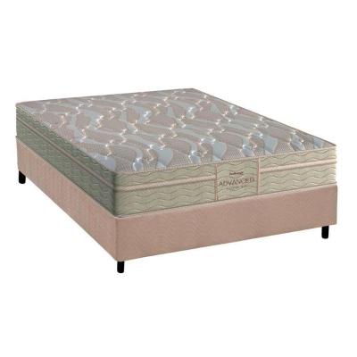 Conjunto Box Casal: Colchão Anatômico Probel D45/EP Firmepedic ProDormir Advanced Tech2000 Plus + Base CRC Suede Clean(138x188)
