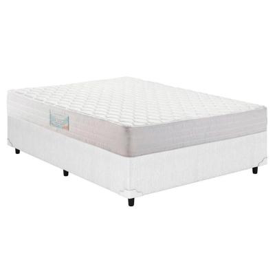 Conjunto Box Casal: Colchão Anatômico Herval D28/AG65 Droom + Base CRC Courano White(138x188)