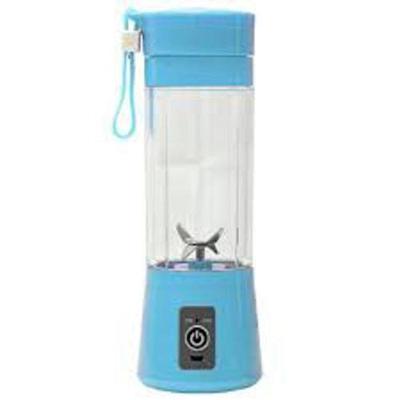 Mini Liquidificador Portátil Usb Recarregável 6 Laminas Azul