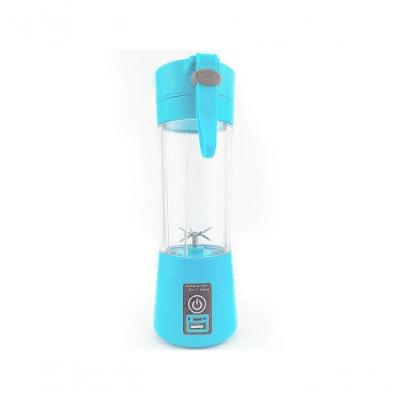 Mini Liquidificador Portátil Recarregável Usb 6 Lâminas Azul