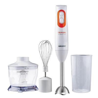 Mixer Mallory Trikxer Pratic 3 Em 1 Mixer, Processador E Batedor Branco - 220v