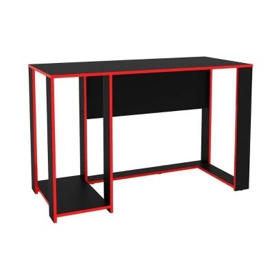 Mesa de Computador Gamer Singapura Preto/Vermelho - Politorno