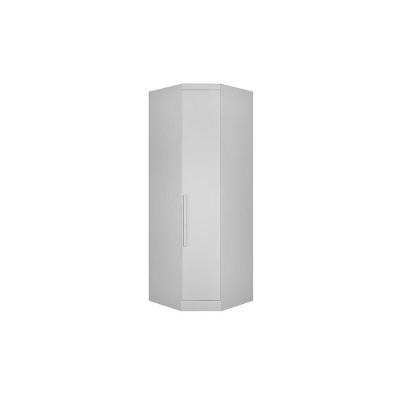 Guarda Roupa Closet de Quarto Canto Oblíquo Rizon c/ 1 Porta Branco - Novo Horizonte