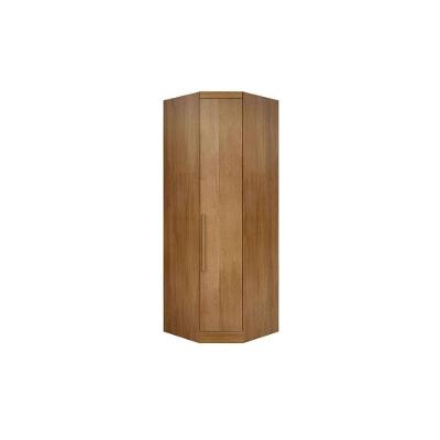 Guarda Roupa Closet de Quarto Canto Oblíquo Rizon c/ 1 Porta Freijo Cumaru - Novo Horizonte