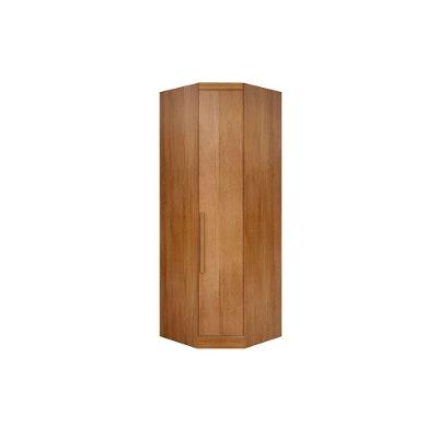 Guarda Roupa Closet de Quarto Canto Oblíquo Rizon c/ 1 Porta Freijo Cumaru - Novo Horizonte