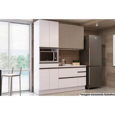 Cozinha Completa Maxxi 4 Peças (1 Armário + 1 Balcão + 1 Paneleiro) Cpt51 Branco (qs02) - Kappesberg