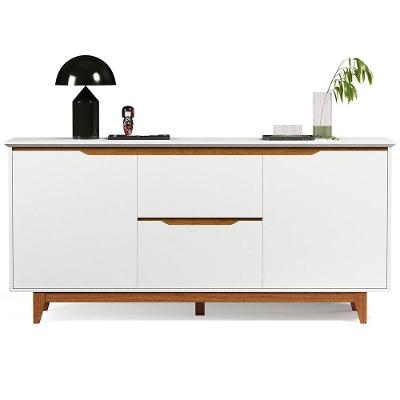 Buffet Aparador 2 Portas E 2 Gavetas Flop Branco