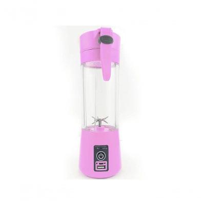 Mini Liquidificador Portátil Recarregável Usb 6 Lâminas Rosa