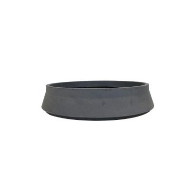 Vaso Vitória-régia Bowl 49 X 10 Cm Cor 18 - Antique Preto