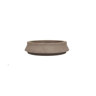 Vaso Vitória-régia Bowl 36 X 09 Cm Cor 16 - Antique Castanho