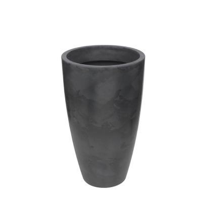 Vaso Verona Redondo Alto 52 X 90 Cm Cor 18 - Antique Preto