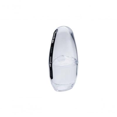 Porta-escova Spoom Com Tampa 10,4 X 8,3 X 2,1 Cm Cristal Coza