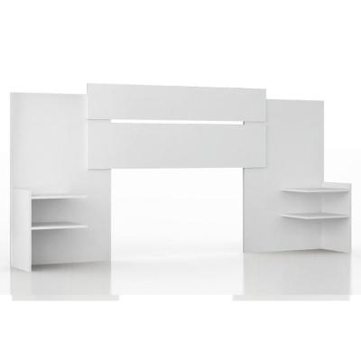 Cabeceira Cama Box Madeirado Branco Solteiro-casal-queen Mila Extensível Branco
