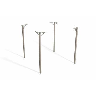 Base Mesa de Jantar Sena M057 AÇO s/Tampo Niquel - Kappesberg