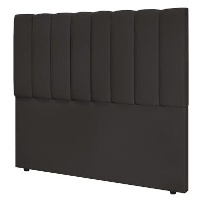 Cabeceira Cama Box Casal Queen Size Kharla 160cm Veludo Marrom - Desk Design