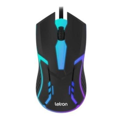 Mouse Usb Letron Rgb 3 Botoes 1000 Dpi Metron 1603b
