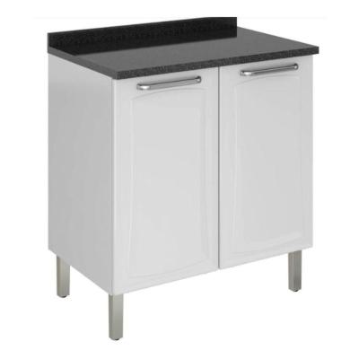 Balcão Itatiaia 2 Portas Com Tampo Tarsila Ig2A-80 Branco.