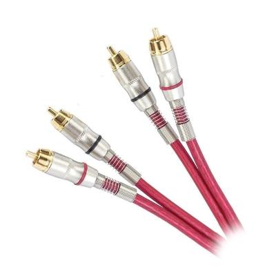 Cabo Rca Evus 2 Rca + 2 Rca Macho Stereo Premium 5 Metros