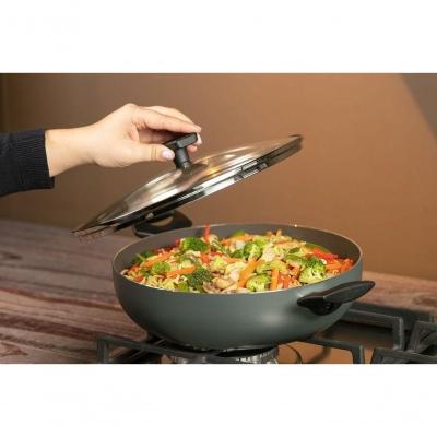 Wok ø28 C/ Tampa E Alças 3,55l Preserve-cz Cinza