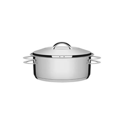 Caçarola Solar Rasa Inox Fundo Triplo 20cm 2,9 L