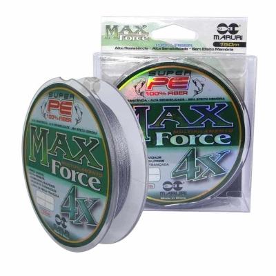 Linha De Pesca Multifilamento 150m Max Force 4 Fios Medida 0,18mm