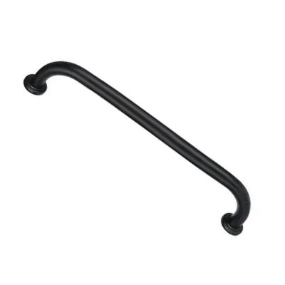 Alça De Apoio 70cm Barra Inox Preto Segurança Acessibilidade Cadeirante Gestante Idoso Banheiro Box