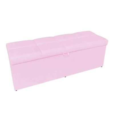 Calçadeira Nina 140cm Suede Rosa Bebê