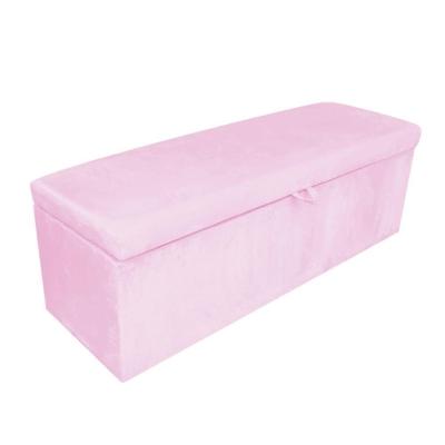 Calçadeira Clean 90cm Suede Rosa Bebê D'Rossi