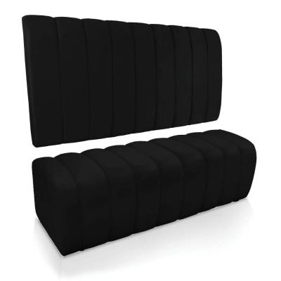 Kit Calçadeira Painel Olivia Casal 140cm Preto