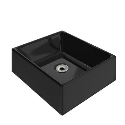 Cuba Pia Para Banheiro Tulipa Com Válvula Abs Preto Preto