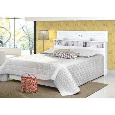 Cabeceira Box Casal Florença 1,60 Branco - Vitamov 0530510