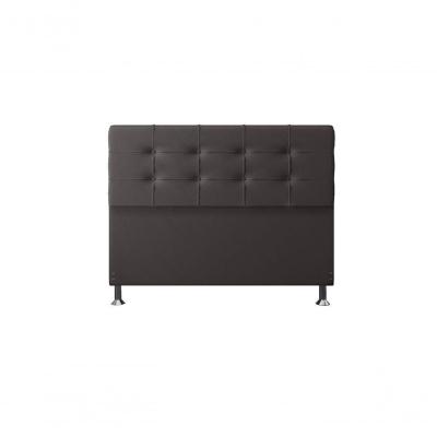 Cabeceira Atenas 1,60 Cm Cama Box Queen Suede Cinza
