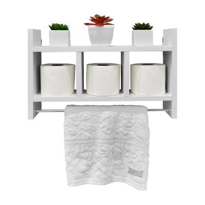 Nicho Porta Toalha Branco Para Banheiro 45 X 30cm