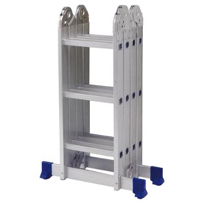 Escada Articulada 4x3 Com Plataforma Em Alumínio Mor
