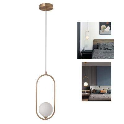 Lustre Luminaria Pendente Teto Oval Globo E27 Casa Sala Enfeite Moderna Recepçao